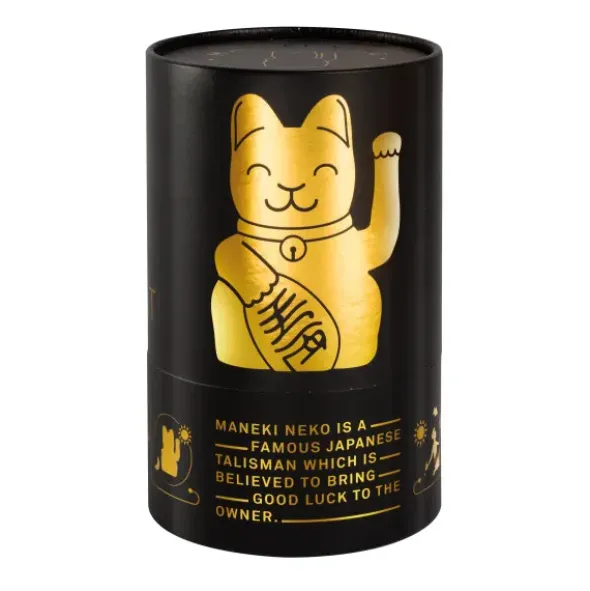 Glückskatze / Winkekatze GOLD glossy