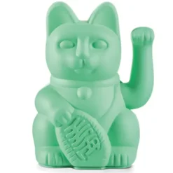 Glückskatze / Winkekatze mint