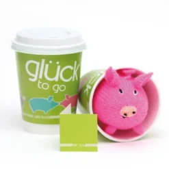 Glück to go Becher - Schweinchen