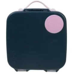 Große Kinderlunchbox mit 4 Fächern 2000 ml - dunkelblau