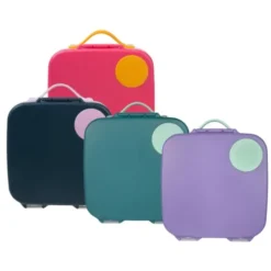 Große Kinderlunchbox mit 4 Fächern 2000 ml - blau