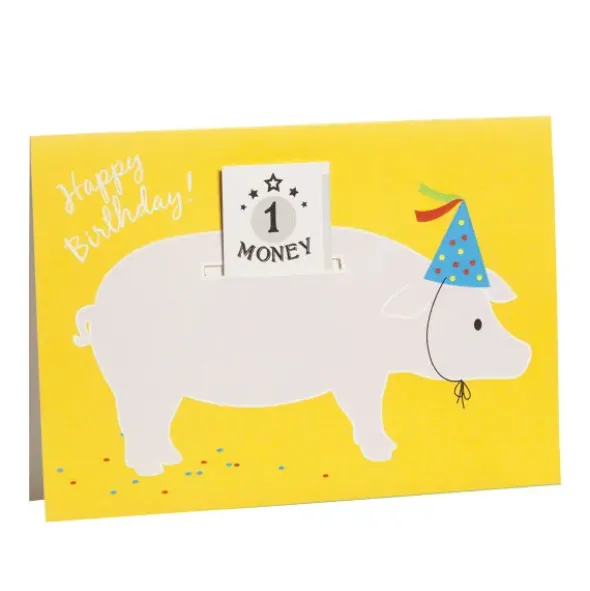 Grußkarte Schein im Schwein - Happy Birthday