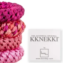 Haargummi KKNEKKI 4er-Set Bundle 44 - rosa pink