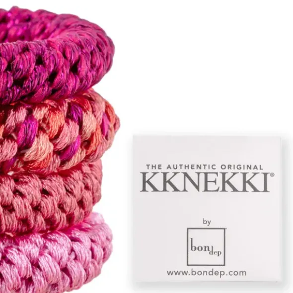 Haargummi KKNEKKI 4er-Set Bundle 44 - rosa pink