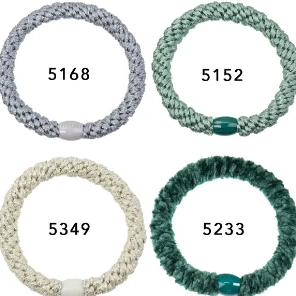 Haargummi KKNEKKI 4er-Set Bundle 35 - grün & grau