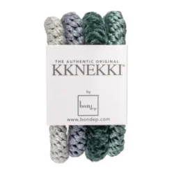 Haargummi KKNEKKI 4er-Set Bundle 35 - grün & grau