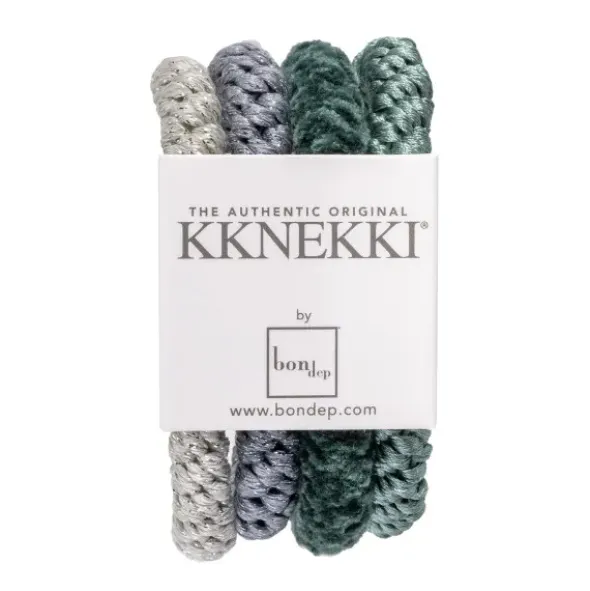 Haargummi KKNEKKI 4er-Set Bundle 35 - grün & grau