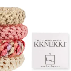 Haargummi KKNEKKI 4er-Set Bundle 61 - beige & rosa