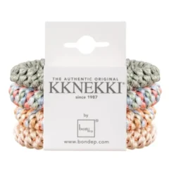 Haargummi KKNEKKI 4er-Set Bundle 21 - beige, lindgrün & bunt