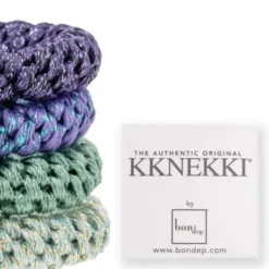 Haargummi KKNEKKI 4er-Set Bundle 59 - lila & grün