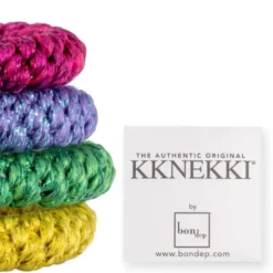 Haargummi KKNEKKI 4er-Set Bundle 55 - bunt glitter