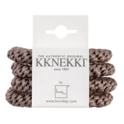 Haargummi KKNEKKI 4er-Set Bundle 24 - braun