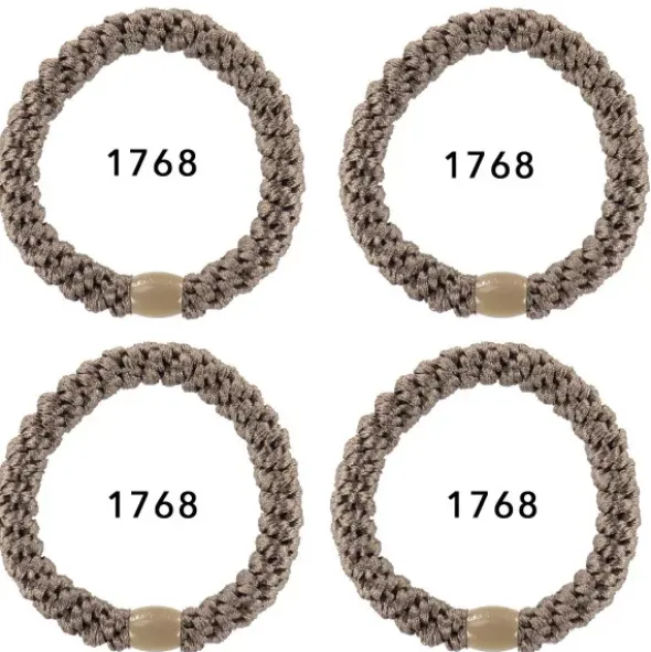 Haargummi KKNEKKI 4er-Set Bundle 24 - braun