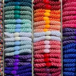 Haargummi KKNEKKI 4er-Set Bundle 24 - braun