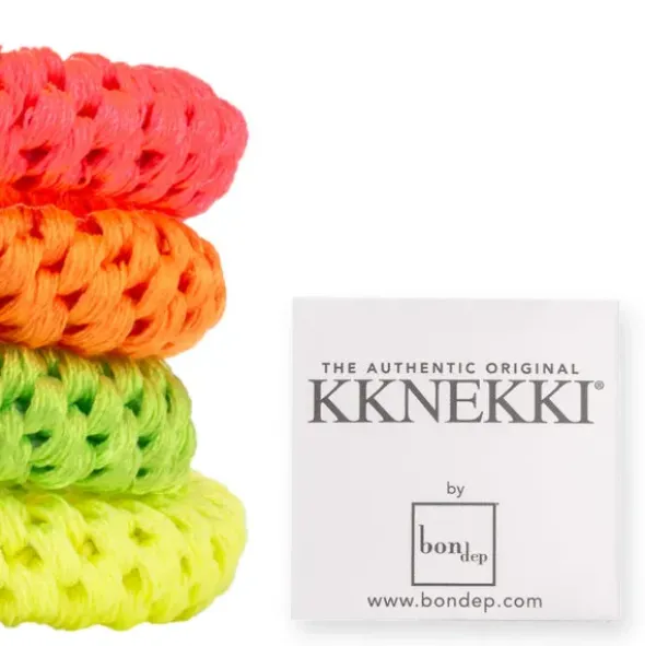 Haargummi KKNEKKI 4er-Set Bundle 46 - neon bunt
