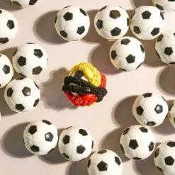 Haargummi KKNEKKI 3er-Set Deutschland schwarz, rot, gold