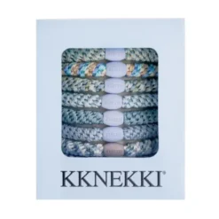 Haargummi KKNEKKI 8er-Set Geschenkbox - Sky Edition blau