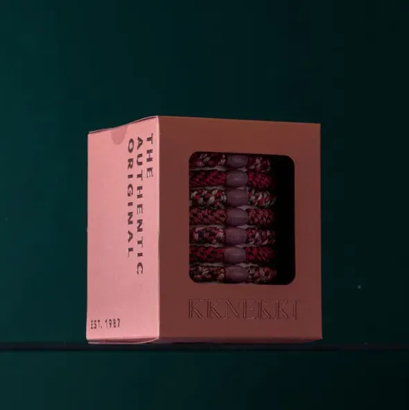 Haargummi KKNEKKI 8er-Set Geschenkbox - Berry Edition