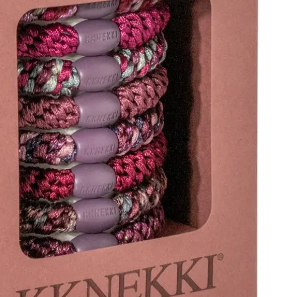 Haargummi KKNEKKI 8er-Set Geschenkbox - Berry Edition