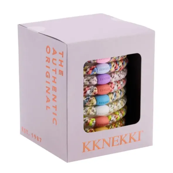 Haargummi KKNEKKI 8er-Set Geschenkbox - Bubblegum bunt