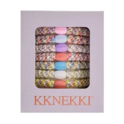 Haargummi KKNEKKI 8er-Set Geschenkbox - Bubblegum bunt