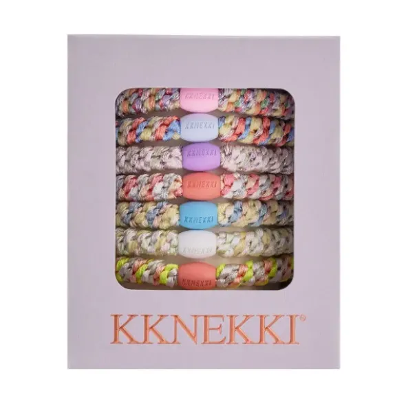 Haargummi KKNEKKI 8er-Set Geschenkbox - Bubblegum bunt