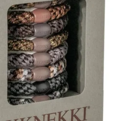 Haargummi KKNEKKI 8er-Set Geschenkbox - Grey Edition