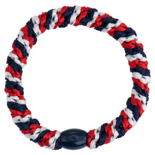Haargummi KKNEKKI Flag - Frankreich / England UK / Niederlande / Norwegen rot, weiß, blau