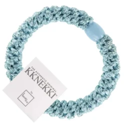 Haargummi KKNEKKI - hellblau glitter