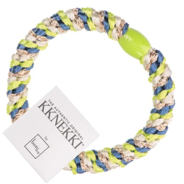 Haargummi KKNEKKI - indigo lime glitter