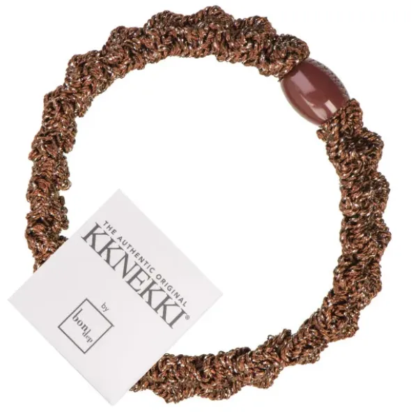 Haargummi KKNEKKI Lace - dunkelbraun glitter