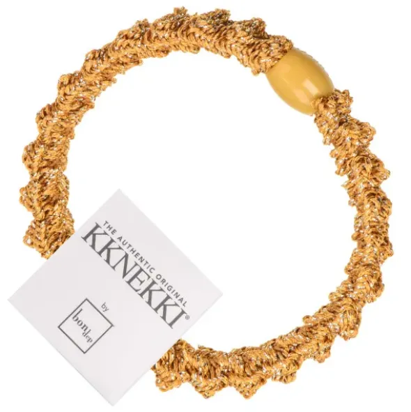 Haargummi KKNEKKI Lace - senfgelb glitter