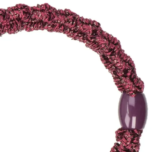 Haargummi KKNEKKI Lace - weinrot glitter
