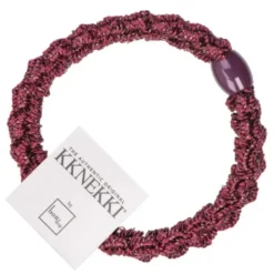 Haargummi KKNEKKI Lace - weinrot glitter