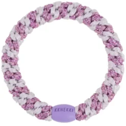 Haargummi KKNEKKI - lavendel pink glitter
