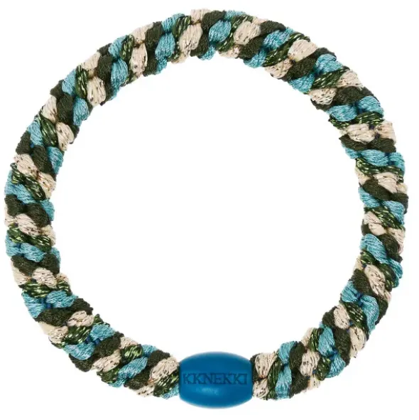 Haargummi KKNEKKI - Mix army grün teal blau