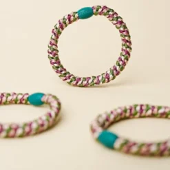 Haargummi KKNEKKI - Mix army grün grape lila