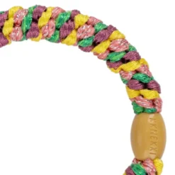 Haargummi KKNEKKI - Mix green yellow pink glitter