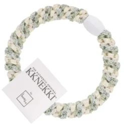 Haargummi KKNEKKI - Mix ivory dusty lind glitter