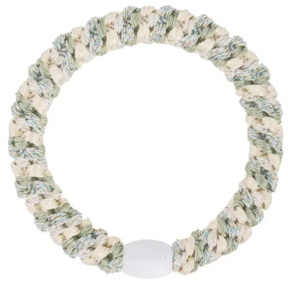 Haargummi KKNEKKI - Mix ivory dusty lind glitter