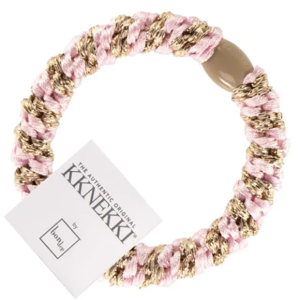 Haargummi KKNEKKI - Mix lightpink beige-glitter