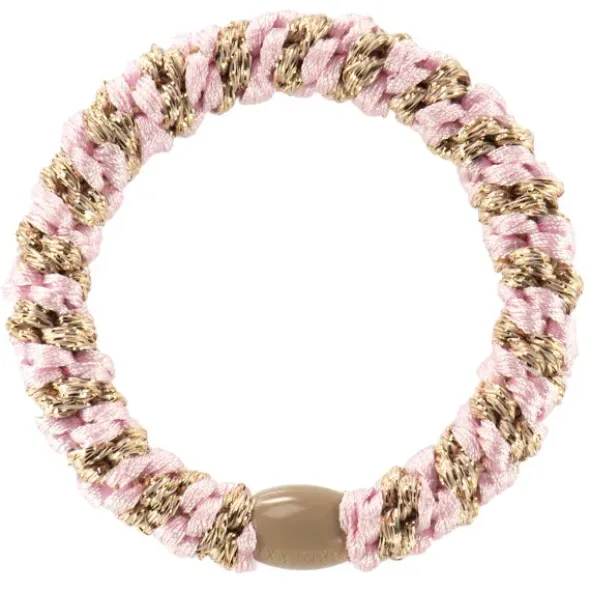 Haargummi KKNEKKI - Mix lightpink beige-glitter