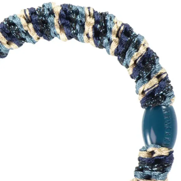 Haargummi KKNEKKI - Mix navy petrol glitter