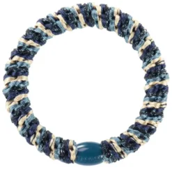 Haargummi KKNEKKI - Mix navy petrol glitter