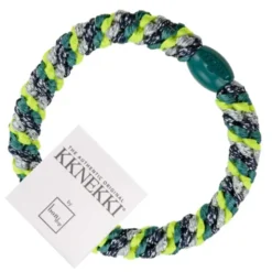 Haargummi KKNEKKI - Mix neon gelb grün glitter
