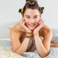 Haargummi KKNEKKI - Mix orange pink