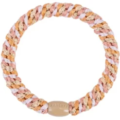 Haargummi KKNEKKI - Mix pink nude glitter