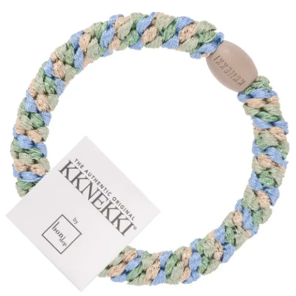 Haargummi KKNEKKI - Mix pistacio sky blue glitter