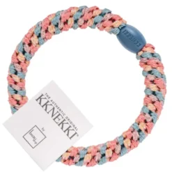 Haargummi KKNEKKI - Mix teal pomerant glitter