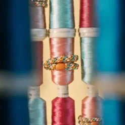 Haargummi KKNEKKI - Mix terracotta teal